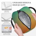 thumbnail image 3 of Disketp Orange To Teal Gradient Bolsa Térmica para Almuerzo, Lonchera con Abertura Amplia y Gran Capacidad, Organizador Reutilizable para Mujeres, Hombres y Adultos, 3 of 6