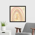thumbnail image 2 of Kids Nursery Art Pastel Muted "Rainbow Giraffe" White Float Frame Canvas ArtWhite Float Frame Canvas Art - 20x20, 2 of 5