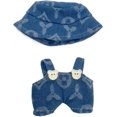 thumbnail image 1 of Set de ropa para muñeca, sombrero y mono de 17 cm, estilo J, 1 of 4