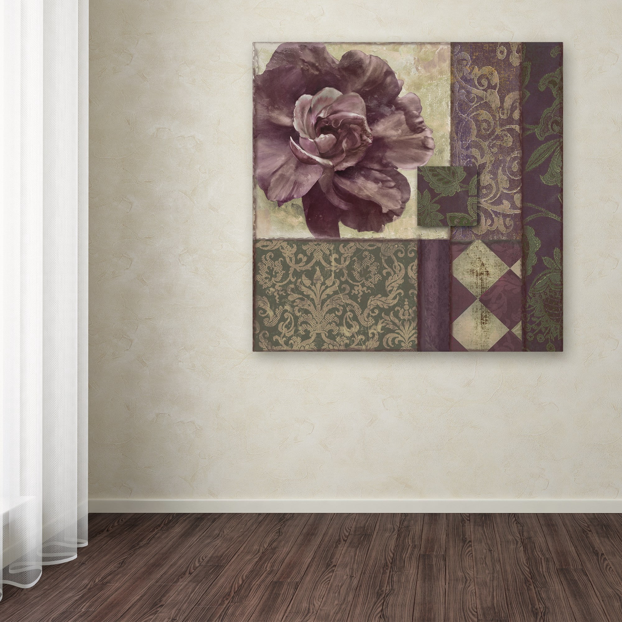 Trademark Fine Art "Patch Work Brocade I" Canvas Art by Color Bakery