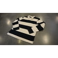 thumbnail image 2 of By Mullay Men's Striped Rugby Shirt - Long Sleeve Cotton Polo - Classic Collared Casual Golf Shirt, 2 of 6