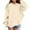 Beige, variant on LIUJUNSHOP Girls Oversized Hoodies Pullover Sweatshirts Kids Casual Long Sleeve Hoodless Sweatshirt Light Purple 11-12 Years