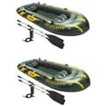 thumbnail image 3 of Intex Seahawk 4 Inflatable 4 Person Boat Raft Set with Oars & Air Pump (2 Pack), 3 of 11