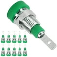thumbnail image 2 of Connector Terminal Electrical Connection Tools 10Pcs Banana Socket Brass 2mm Panel Socket Connector Terminals For Electronic Industrial Equipment, 2 of 8