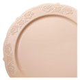 thumbnail image 2 of " OCCASIONS " 120 Plates Pack, Vintage , Disposable Wedding Party Plastic Plates (10.25'' Dinner Plate, Portofino in Blush/Antique Rose), 2 of 3