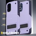 thumbnail image 7 of JTCASES for Motorola Moto G (2023)  Case, Foldable Kickstand Heavy Duty Protective Rugged Hybird Anti-slip Shockproof/Drop Resistant PC TPU Shell for Motorola Moto G (2023), Lightpurple, 7 of 7