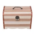 TUMALL Piggy Bank Treasure Chest Money Storage Box with Lock and Keys