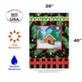 thumbnail image 2 of Toland Home Garden Cozy Cabin Rustic Winter Flag Double Sided 28x40 Inch, 2 of 5