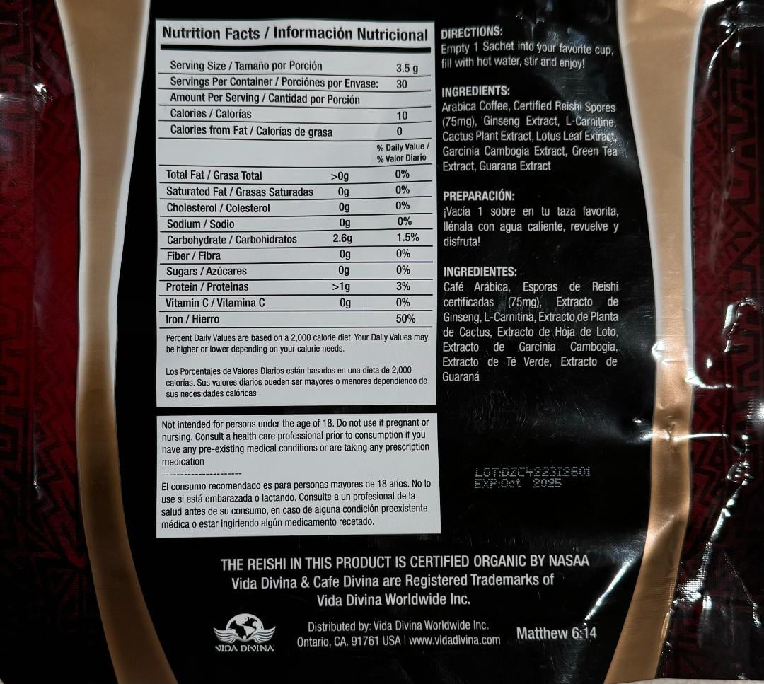 Sorpresa Ground Coffee, Naturally Caffeinated, Medium Roast, 1 Bag