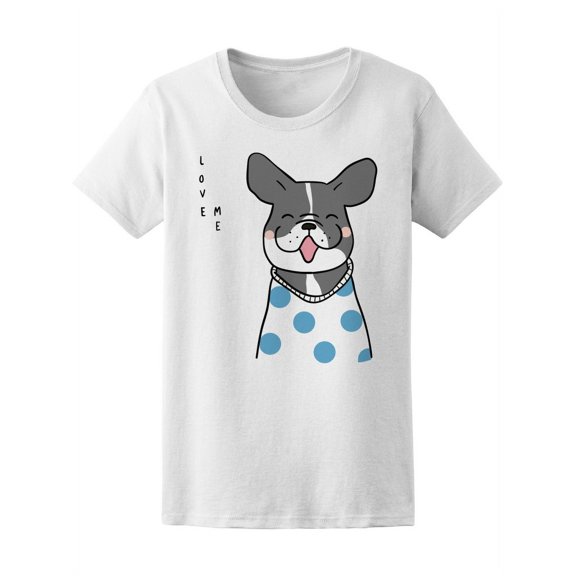 French Bulldog In Sweater Doodle T-Shirt Women -Image by Shutterstock, Female Small