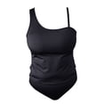 thumbnail image 1 of Traje de Baño Tankini Op para Mujer con Tirantes Negro Talla CH, 2 Piezas, 1 of 4