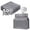 Grey, variant on 50 Pcs Coffee Bags with Valve, 16 oz Matte Finish Stand-Up Bags, Resealable Zipper Packaging Bags (7.6 x 8 x 3.1 Inch)-Grey