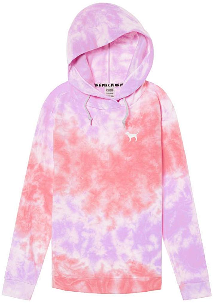 pink lace up hoodie