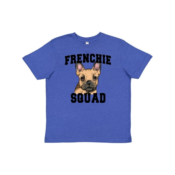 Inktastic Cute French Bulldog Frenchie Squad Youth T-Shirt