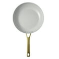 thumbnail image 2 of Thyme & Table 12-Piece Non-Stick Signature Cookware Set, Pots and Pans Set- White & Gold, 2 of 13