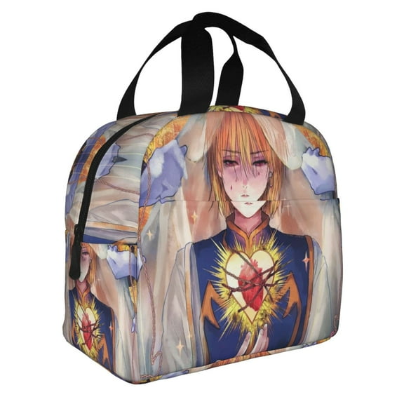Hunter X Hunte Lunch Bag Insulated Lunch Box Reusable Cooler Cartoon Lunch Tote Bag Picnic Travel Office