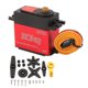 thumbnail image 1 of Servo RC de 30 kg de respuesta rápida, aleación de aluminio, 180 grados, resistente al agua, digital, con brazo de metal para coche, barco, robot RC, color rojo, 1 of 14