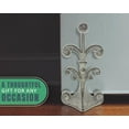 thumbnail image 7 of Comfify Door Stop, Cast Iron, Fleur-De-Lis Design, Felt Bottom, White Finish, 7 of 7
