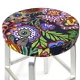 thumbnail image 6 of Goofa Vintage Floral Printed Stool Covers Round, Waterproof Round Bar Stool Covers Anti-Slip Round Bar Stool Seat Cover with Elastic Bands Durable -12 inch, 6 of 7