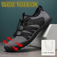 thumbnail image 2 of Men's Wide Toe Box Water Shoes Lightweight Breathable Barefoot Sneakers with Non Slip Sole Quick Dry Aqua Shoes for Beach Hiking Fishing Outdoor Sports, 2 of 9