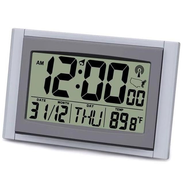 Sonnet T-4689 Atomic LCD Mechanical Bell Alarm Clock 