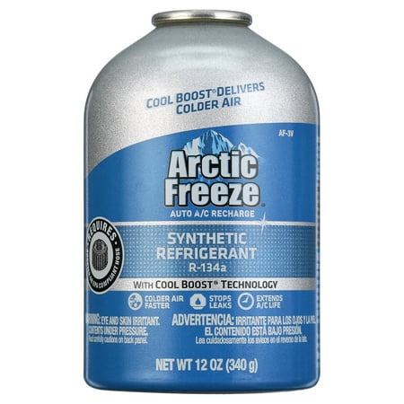Arctic Freeze Auto AC Recharge Automotive Refrigerant R-134A - 12 OZ