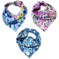 thumbnail image 1 of Bandanas para perros BFF set de 3 piezas, talla chica, hojas, 6 looks en 1, 1 of 5