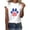 White, variant on Alkepwun 4th of July Patriotic Shirts for Women American Flag Shirt Teen Girls Trendy Short Sleeve T Shirts Cute Cat Paw Star Stripes Graphic Tees Summer Tops