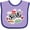 Lavender and Purple, variant on Inktastic Cute Sushi Illustration Boys or Girls Baby Bib