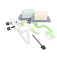 thumbnail image 1 of Corner Clean Brush, Groove Cleaning Tool Wear Resistance Simple Operating Flexible Non Slip Handle ABS  for Shutter for Dust Cleaner, 1 of 8