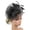 Black, variant on Under $ 10 Lightweight Organza Style Fashion Women Classic British Style Hat Formal Wedding Party Head Accessory