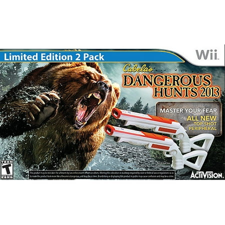 cabelas dangerous hunts 2013 with gun nintendo wii walmart cabelas dangerous hunts 2013 with gun nintendo wii walmart