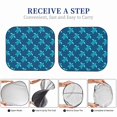 thumbnail image 7 of Uemuo Cute Turtle Printed 2 PCS Car Windshield Sun Shade, Auto Sun Heat and UV Rays Blocker, Foldable Automotive Front Window Sunshade Protector, 7 of 7