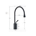 thumbnail image 5 of Grifo Mezclador Para Baño Lavabo Llave Monomando Fregadero Acabado Mate Color Negro, 5 of 5