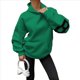 thumbnail image 2 of Sudaderas con Capucha de Moda para Mujer, Sudaderas Holgadas de Gran Tamaño, Camisetas de Larga, Corte Holgado. Verde M, 2 of 8