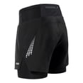 thumbnail image 4 of Pantalones cortos de ciclismo Pantalones cortos para correr 2 en 1 para hombre, pantalones cortos atléticos de cintura alta, pantalones cortos deportivos, pantalones cortos Arsuxeo Pantalones cortos de ciclismo, 4 of 5