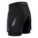 thumbnail image 4 of Pantalones cortos de ciclismo Pantalones cortos para correr 2 en 1 para hombre pantalones cortos atléticos de cintura alta pantalones cortos deportivos pantalones cortos de entrenamiento con bolsillos Arsuxeo Pantalones cortos de ciclismo, 4 of 7
