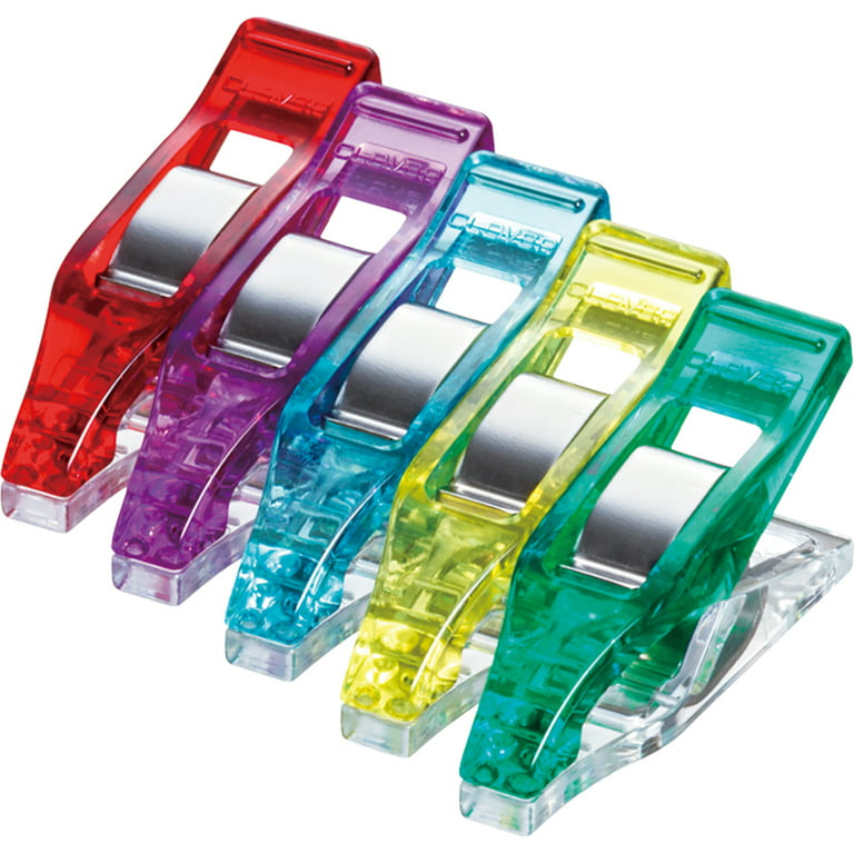 Clover Mini Wonder Clips Assorted Colors 50/Pkg 