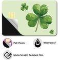 thumbnail image 3 of Clover Credit Card Skin Debit Card Skin Debit Card Stickers Covers No Bubble Slim Small Chip Personalized Bank Card Protecting Decals Removable Transportation Key Card Green 7.3x5.4Inch, 3 of 6