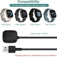thumbnail image 3 of Charger for Fitbit Sense/Sense 2/Versa 3/Versa 4, Replacement Charging Cable Cord Magnetic Dock Stand for Fitbit Sense 1/2, Versa 3/4 Smartwatch, 3 of 7