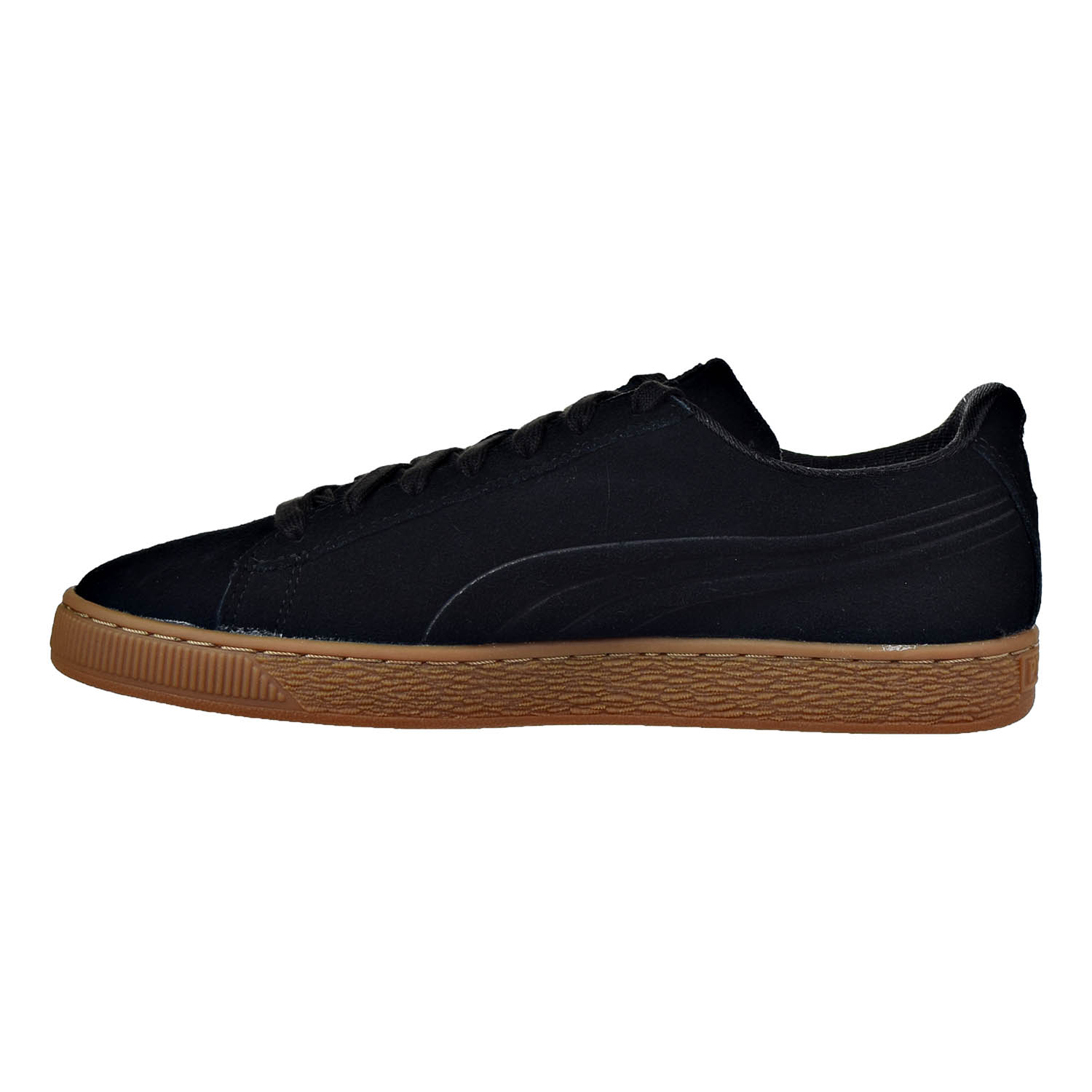 Puma Suede Classic Debossed Q4 Men's Shoes Puma Black/Glacier Grey 361098-02 - image 4 of 6
