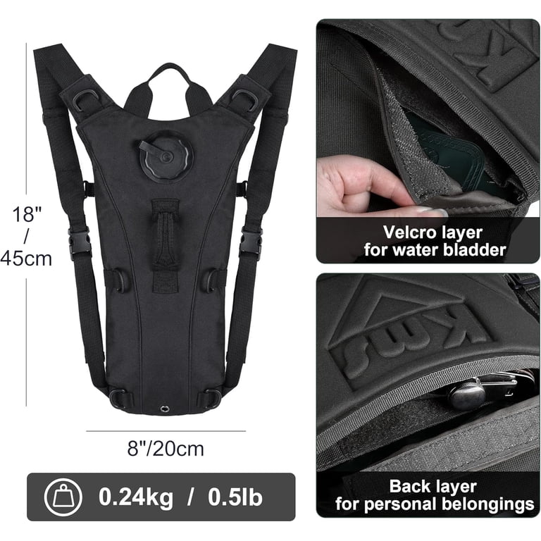 VONGEM 3L Hydration Backpack with Water Bladder photo 2
