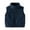 Navy, variant on LYCAQL Baby Girl Clothes Toddler Boys Girls Sleeveless Winter Solid Color Zipper Vest Jacket Coat Warm Outwear Warm (Navy, 4-6 Years)