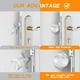 thumbnail image 5 of Tope de puerta de pared, 5 x 1,2 cm, tope de puerta transparente, tope de puerta adhesivo, amortiguador de golpes, protección de puerta, manija de puerta para cocina, baño, oficina (redondos, 9, 5 of 5