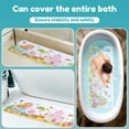 thumbnail image 4 of AEVXKHI 100x40cm Cute Cartoon Patterned Kids Bath Mat, Nonslip Shower Mat with Suction Cups, Machine Washable Bathtub Mat for Home Inside Shower Children Elderly, 4 of 10