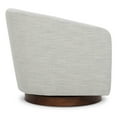 thumbnail image 6 of CHITA Swivel Accent Chair Fabric, Round Barrel Arm Chair Living Room, Ivory White, 6 of 11