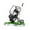Black Silver, variant on jinwen Golf Bag Miniature Pen Holder Golf Souvenir 20x12x20cm for Home Office Decor White Green