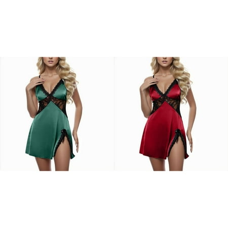 2-Pack Steel Lingerie Ring Sleepwear Fashion Lace Underwear Garter Pajamas plus Size Lingerie Push up Lingerie Corset Women Lingerie Garter Body Stockings for Women Bulk Lingerie Womens