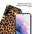 thumbnail image 5 of FKBRCL4U Compatible with Samsung Galaxy S23 Case, Brown Leopard Texture Luxury Golden Decoration for Girl Women Soft TPU Shockproof Protective Hard PC Back, 5 of 7