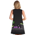 thumbnail image 2 of Sigee Geometry Dash (8) for Women's Sleeveless Dress Relaxed Fit Dress with Pockets, 2 of 7